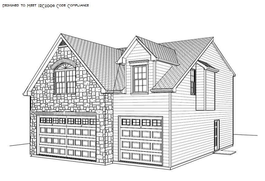 1100SF Garage with Apartment Above | Meyer Home Sales LLC Custom Homes and Additions