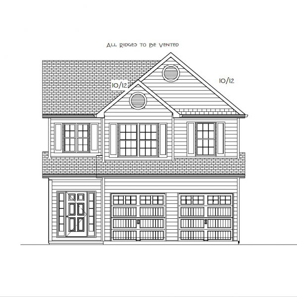2000SF 2 Story for Narrow Lot | Meyer Home Sales LLC Custom Homes and Additions