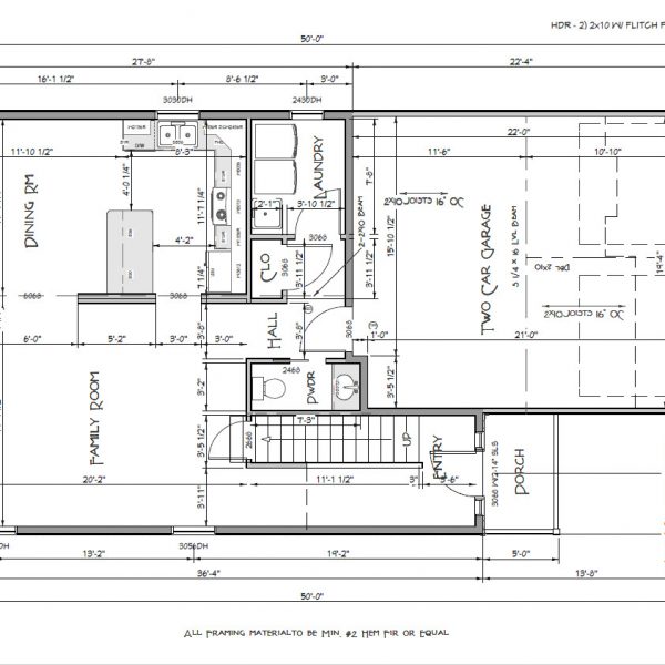 2000SF 2 Story for Narrow Lot | Meyer Home Sales LLC Custom Homes and Additions