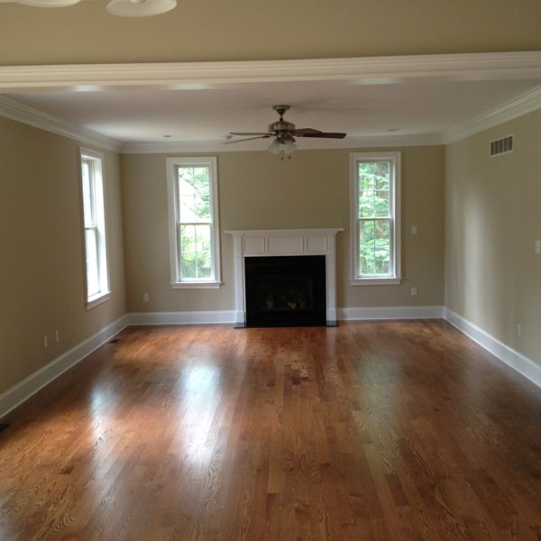 Living Room with Fireplace | Meyer Home Sales