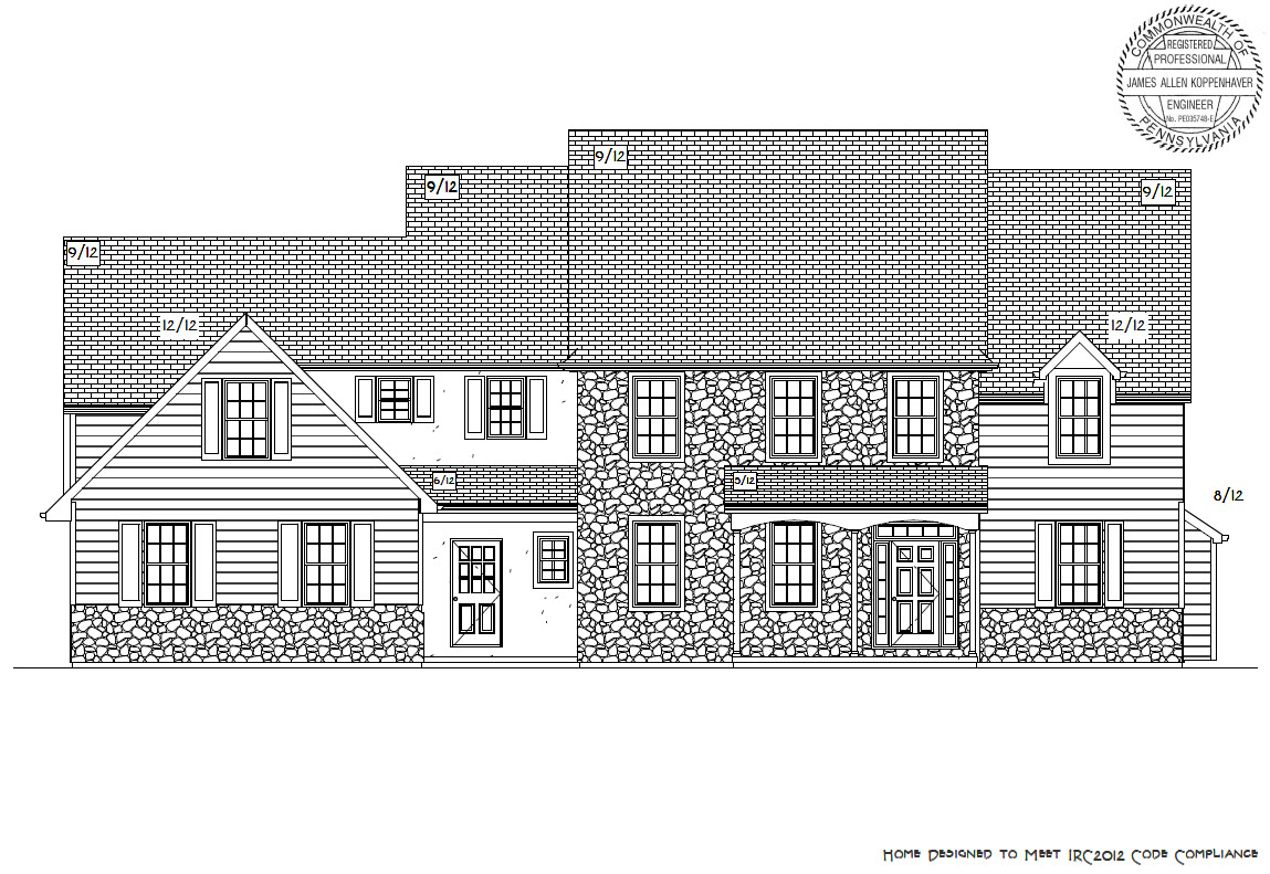 3800SF 2 Story with Alternate Front | Meyer Home Sales LLC Custom Homes and Additions