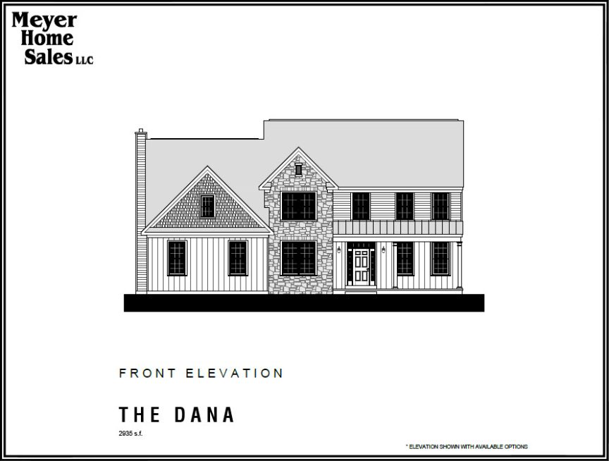 The Dana 2935SF | Meyer Home Sales LLC Custom Homes and Additions