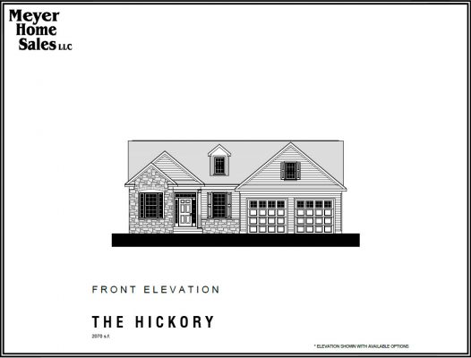 The Hickory 2070SF | Meyer Home Sales LLC Custom Homes and Additions
