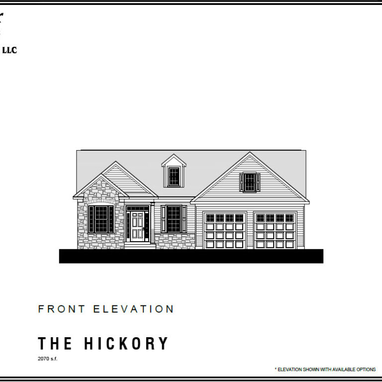 The Hickory 2070SF | Meyer Home Sales LLC Custom Homes and Additions