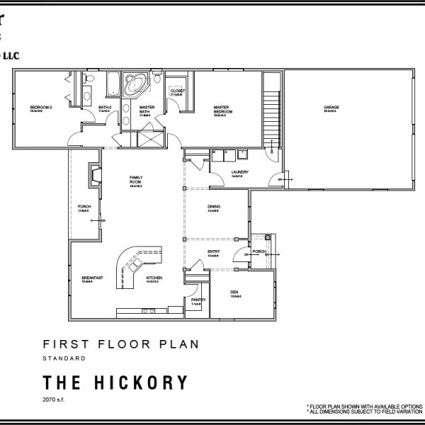 The Hickory 2070SF | Meyer Home Sales LLC Custom Homes and Additions