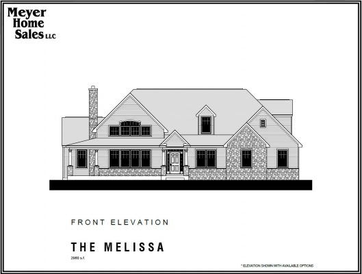 The Melissa 2960SF | Meyer Home Sales LLC Custom Homes and Additions