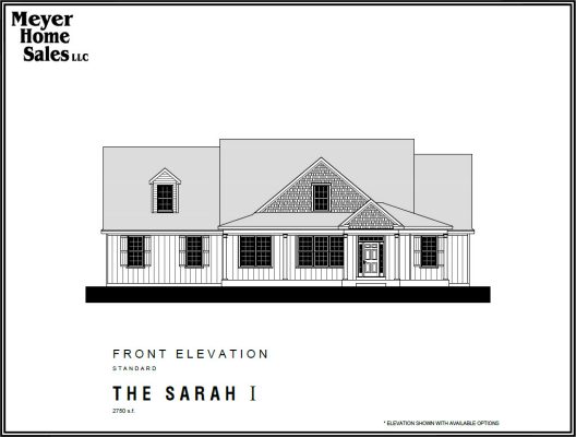 The Sarah 2750SF | Meyer Home Sales LLC Custom Homes and Additions
